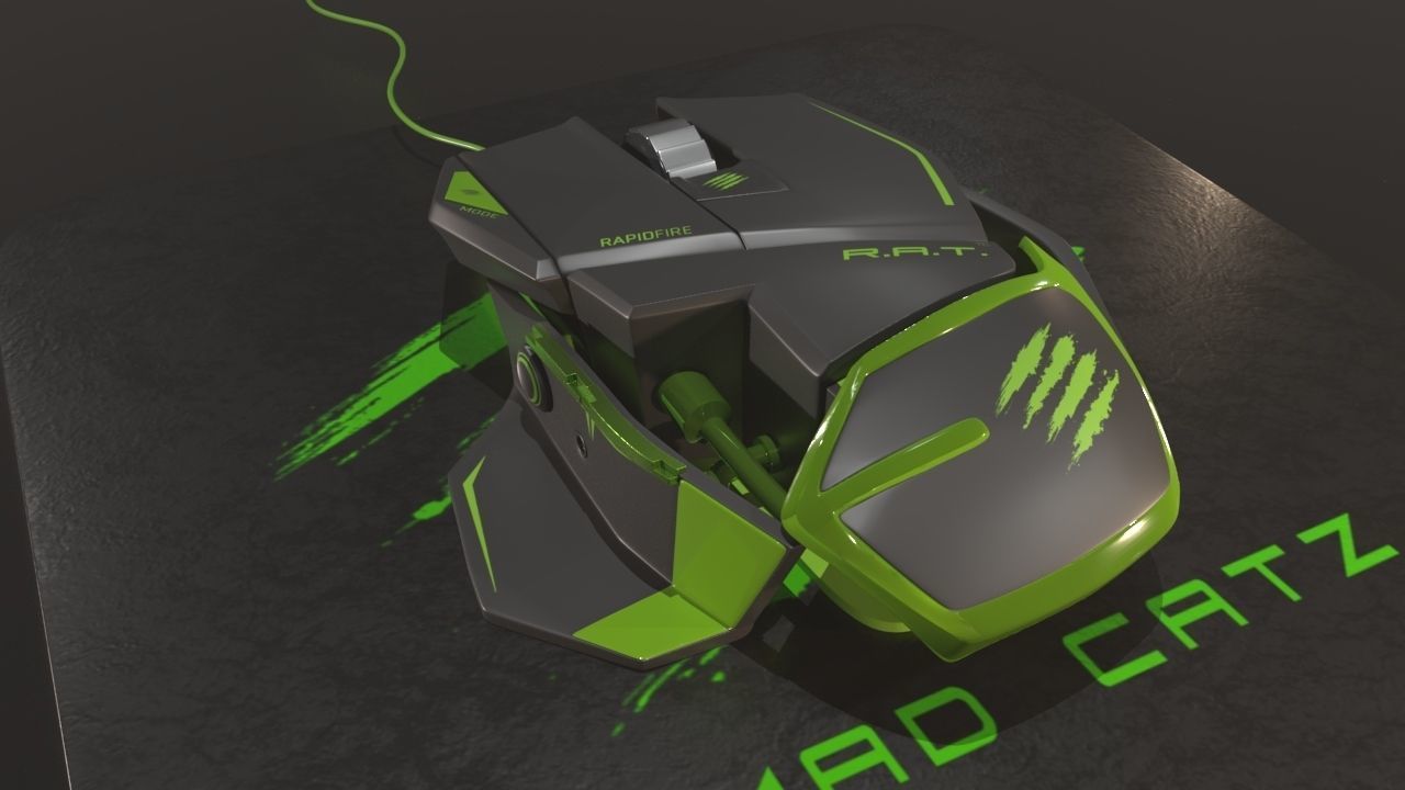 Gaming Mouse 3D model_1