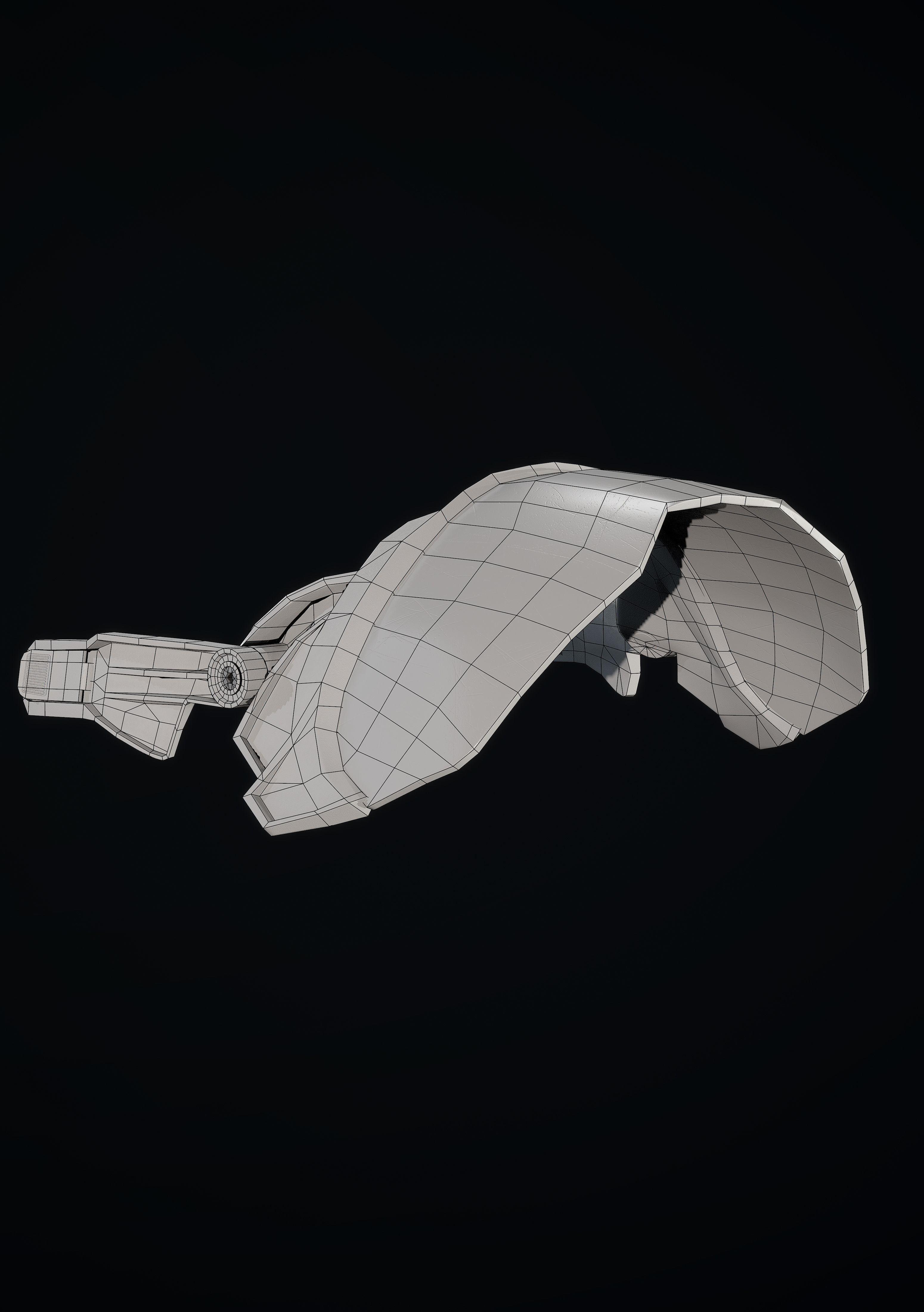Light visor Low-poly 3D model_12