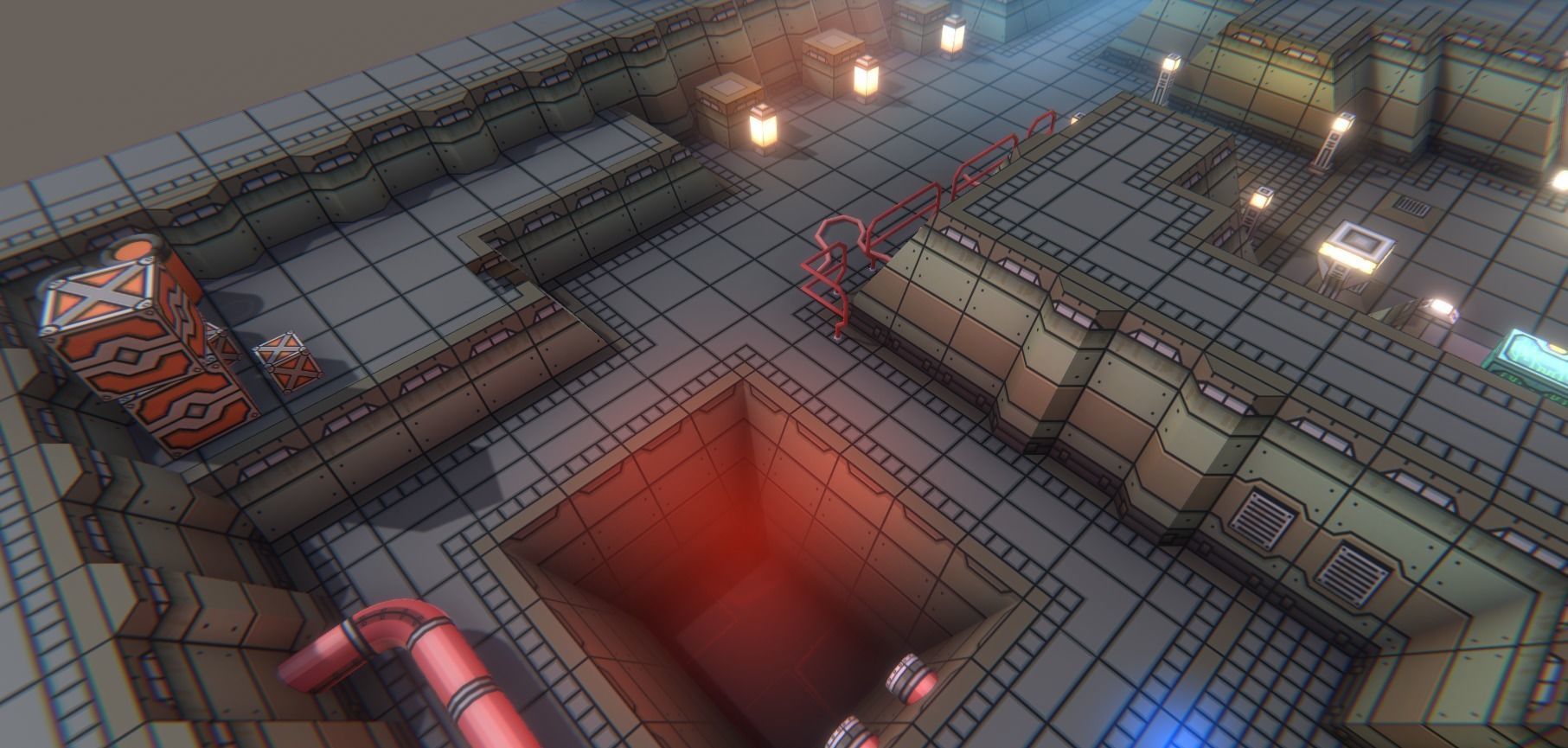 EnviroKit - THE SPACESHIP - Retro Lowpoly Low-poly 3D model_2