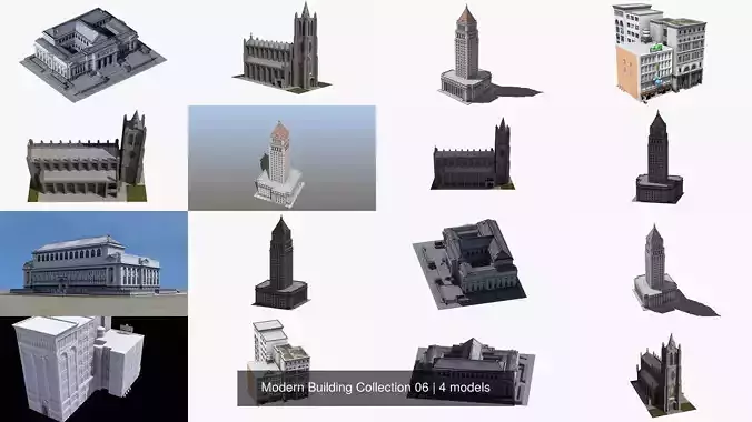 Modern Building Collection 06 