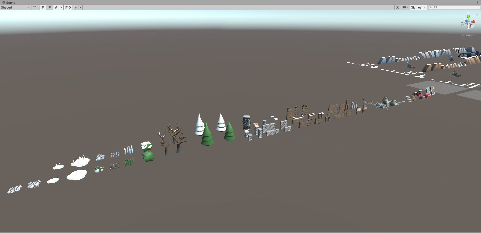 EnviroKit - THE MOUNTAIN - Retro Lowpoly Low-poly 3D model_12