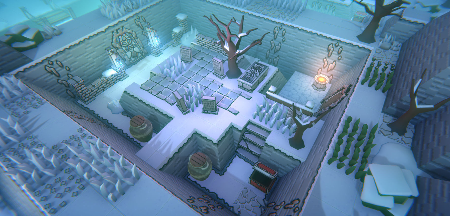 EnviroKit - THE MOUNTAIN - Retro Lowpoly Low-poly 3D model_6