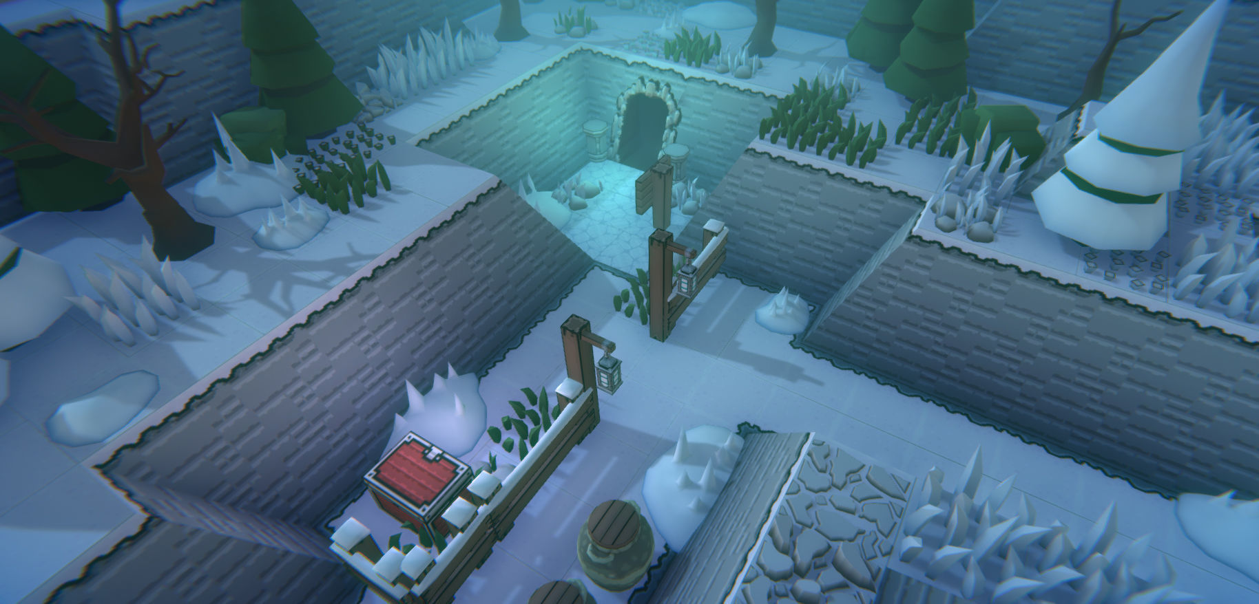 EnviroKit - THE MOUNTAIN - Retro Lowpoly Low-poly 3D model_3