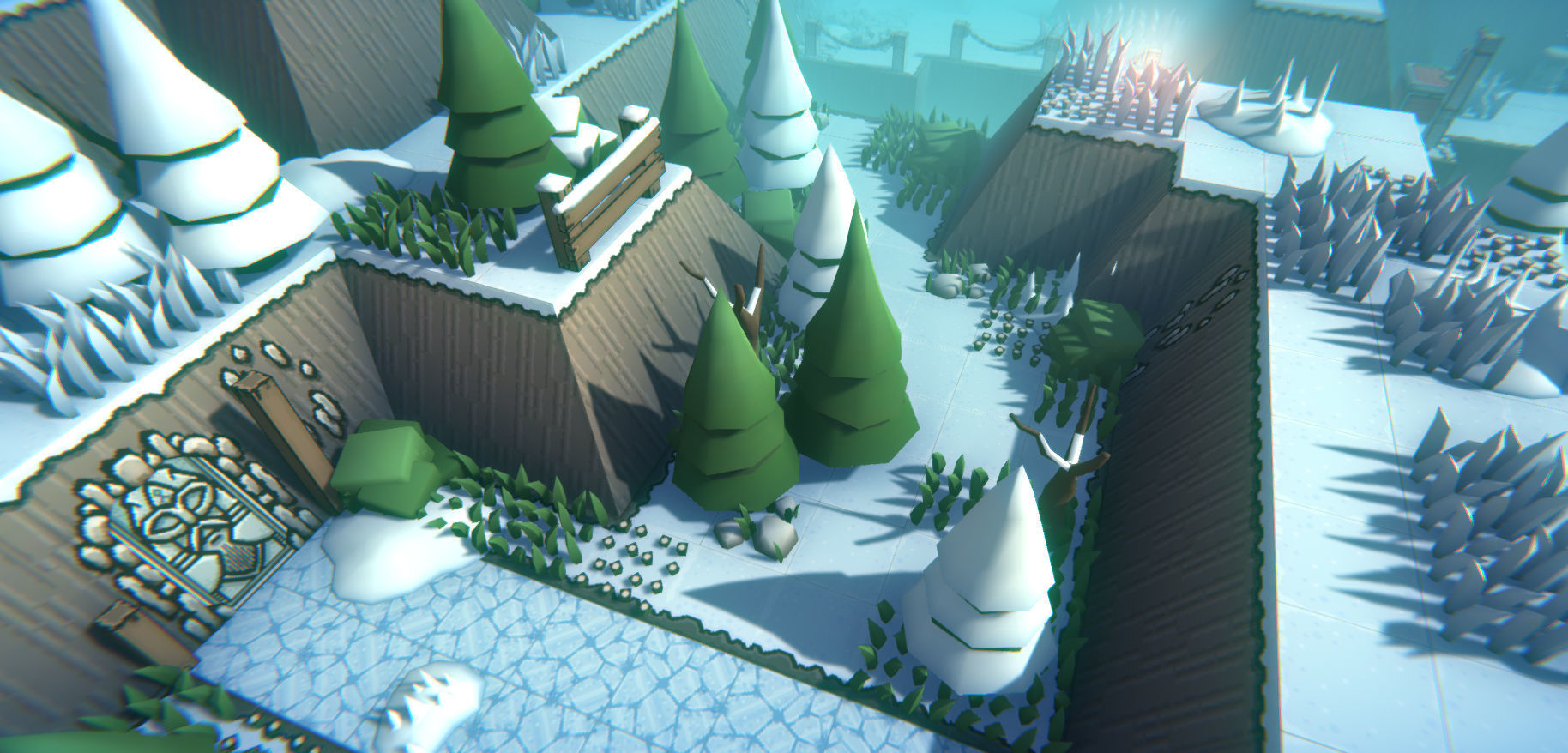 EnviroKit - THE MOUNTAIN - Retro Lowpoly Low-poly 3D model_4