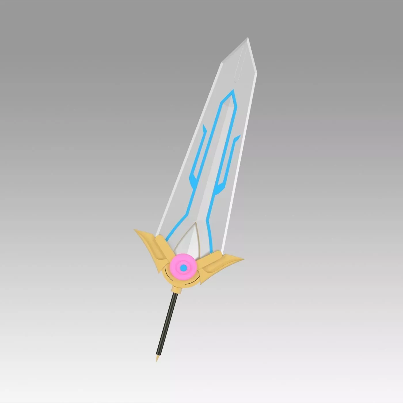 Date A Live Yatogami Tohka Princess Cosplay Weapon 3D print model