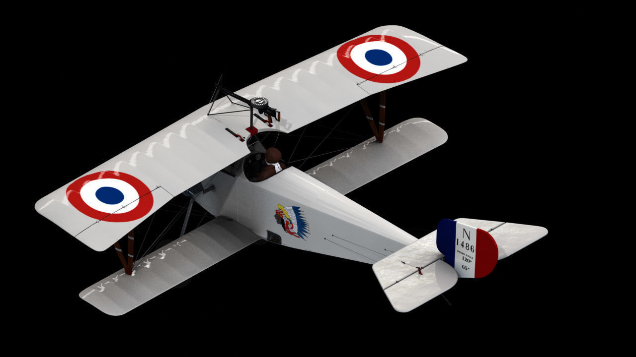 Nieuport 11 3D model_2