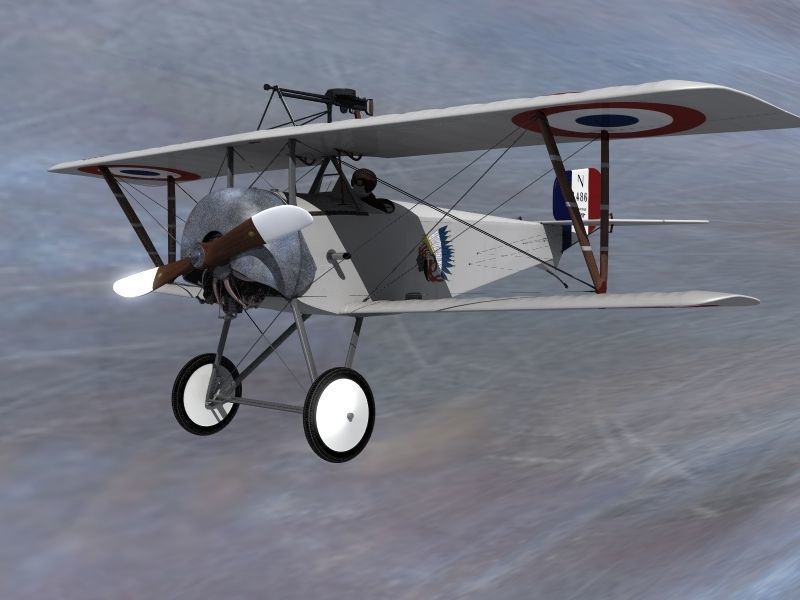 Nieuport 11 3D model_7