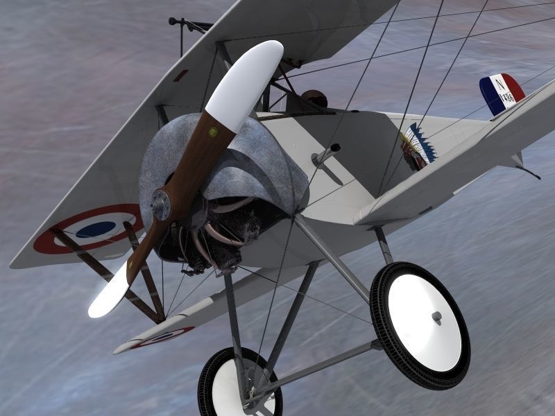 Nieuport 11 3D model_8
