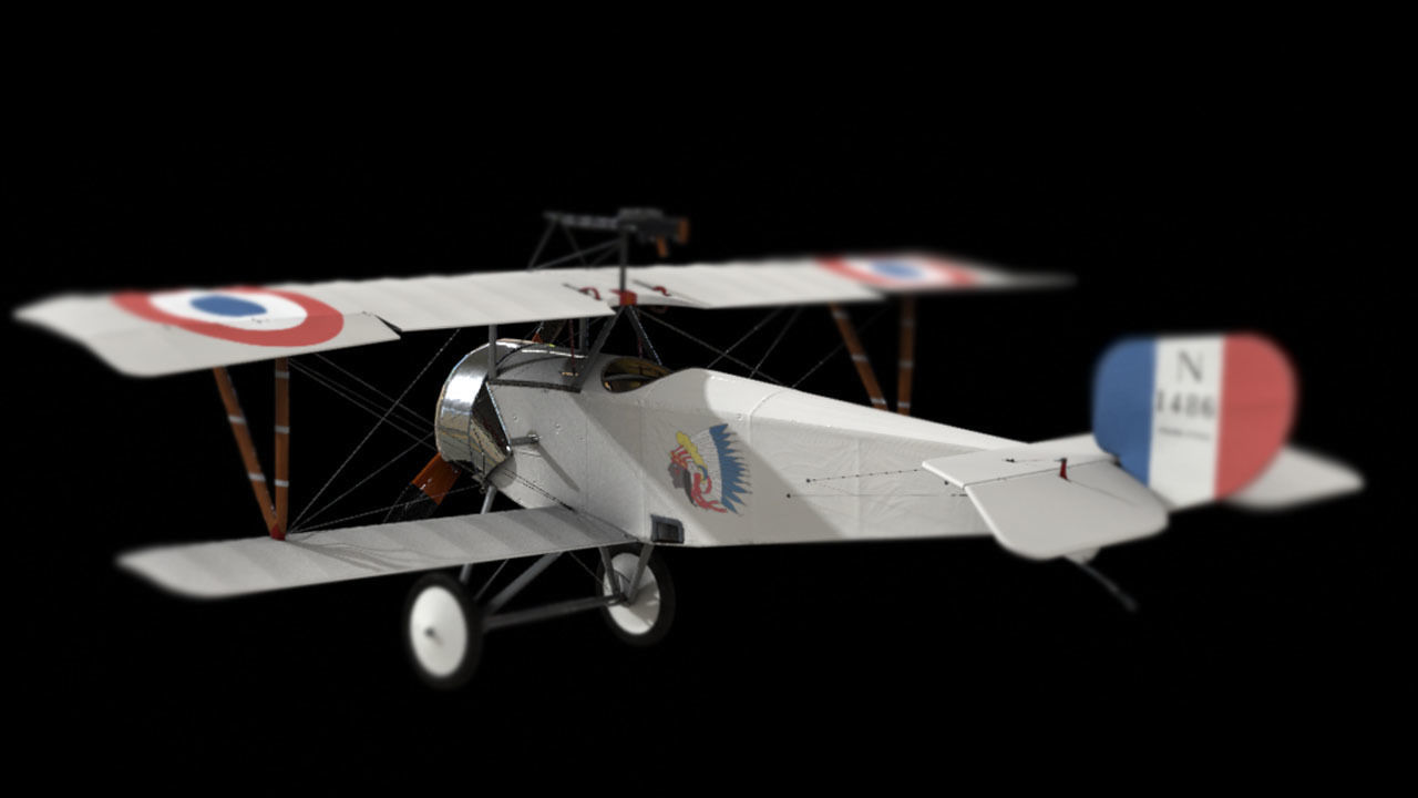 Nieuport 11 3D model_1