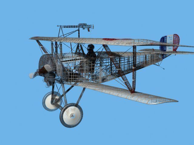 Nieuport 11 3D model_9