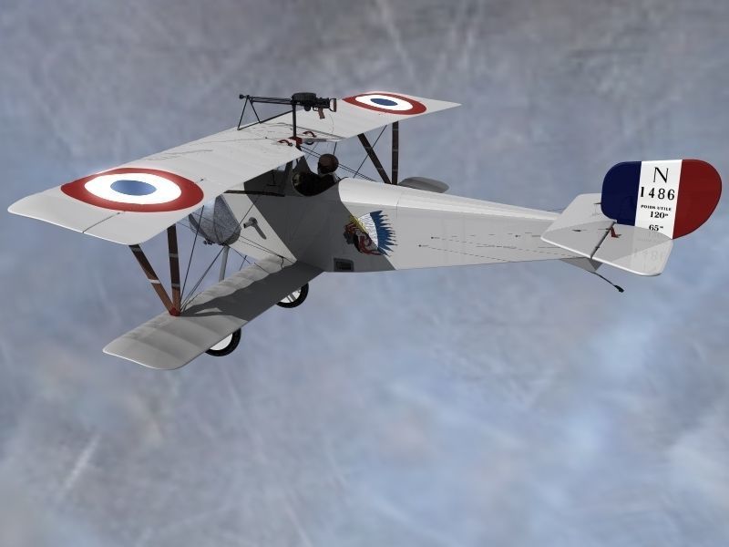 Nieuport 11 3D model_6
