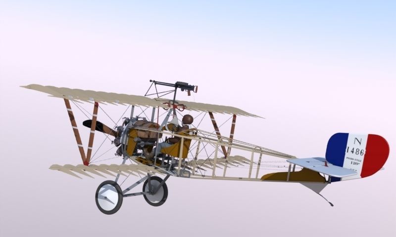 Nieuport 11 3D model_4