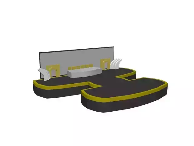 Concert Stage 3d Model 