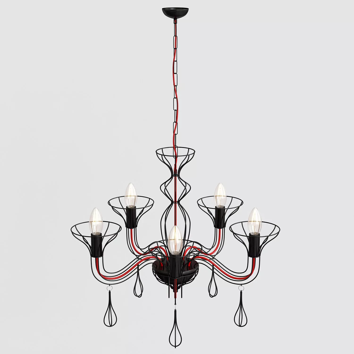 Arte Lamp A3225LM-5BK Artefact 3D model