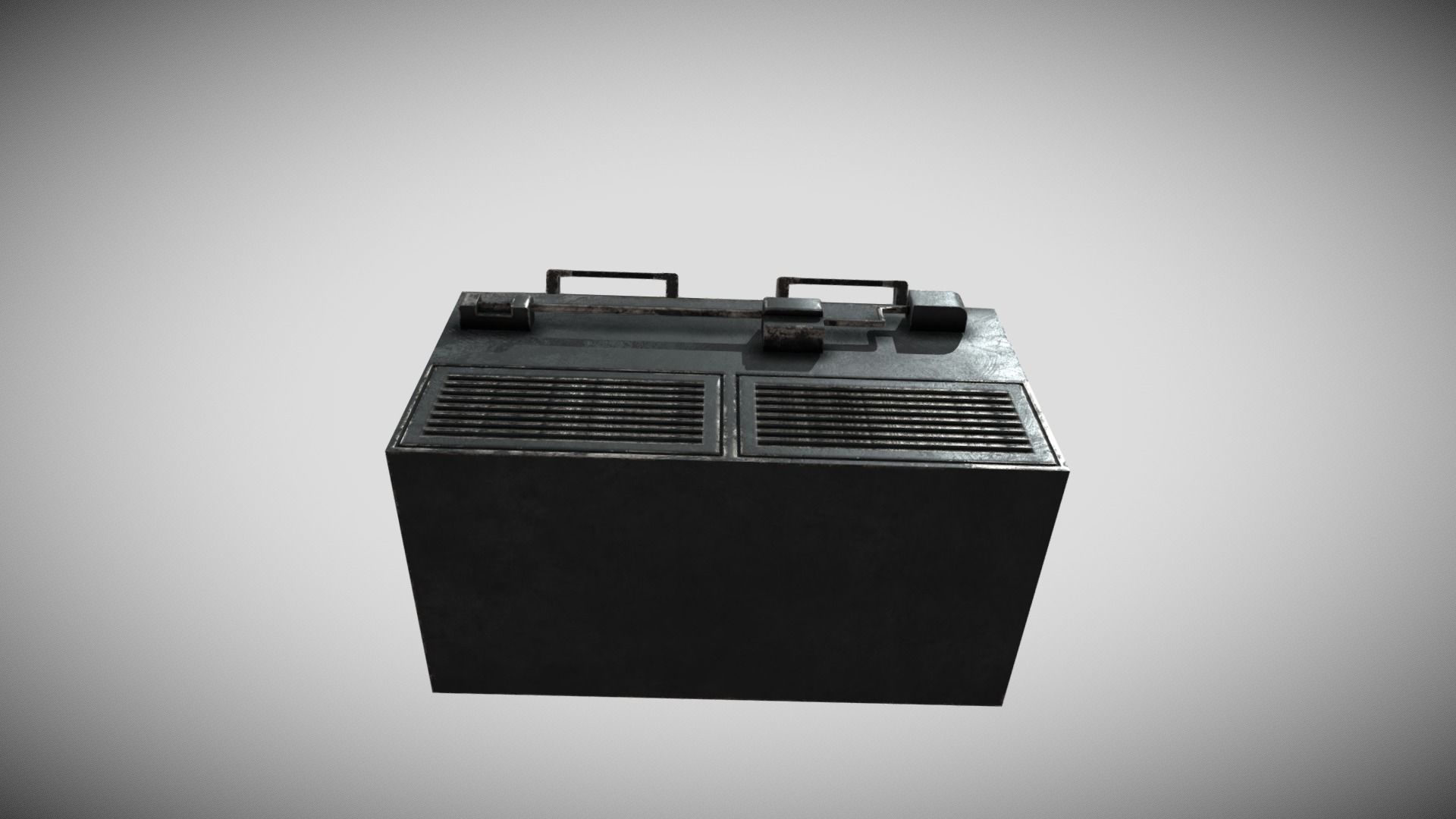 Sci-fi Panel Element Low-poly 3D model_5