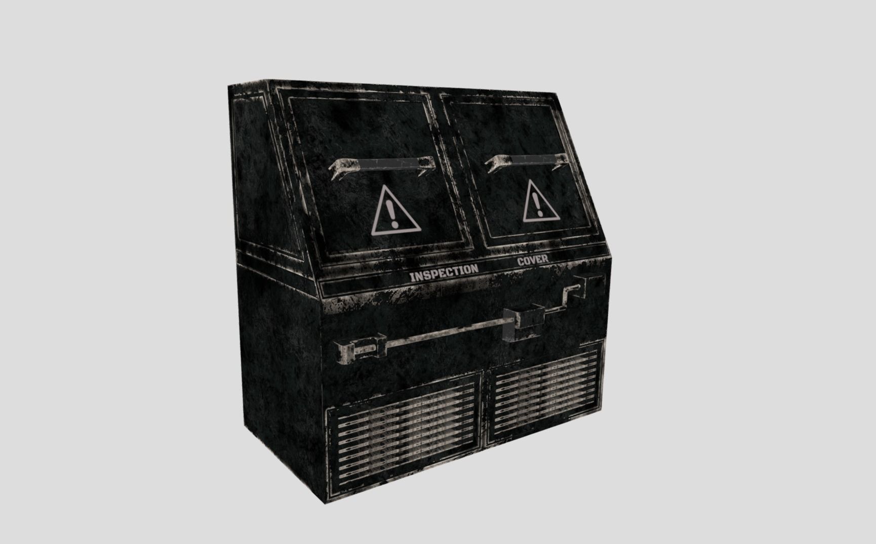 Sci-fi Panel Element Low-poly 3D model_15