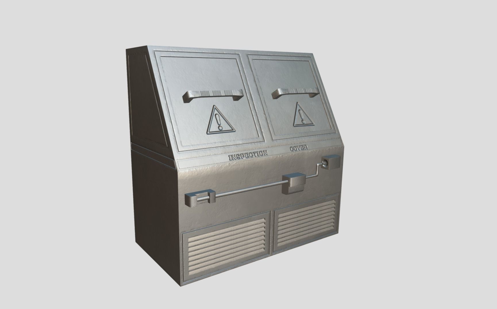 Sci-fi Panel Element Low-poly 3D model_12