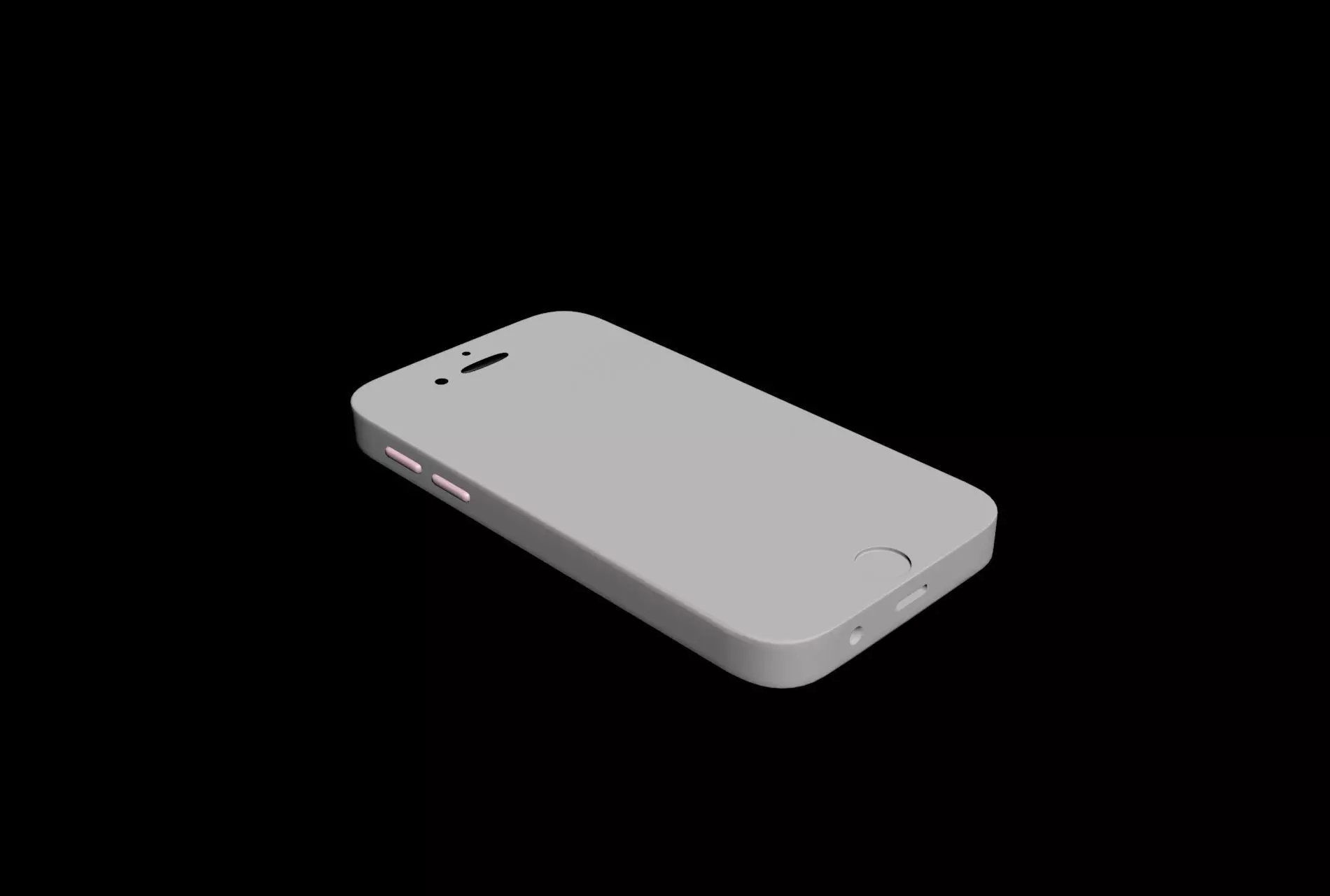 phone low poly not detailed Free 3D model_0