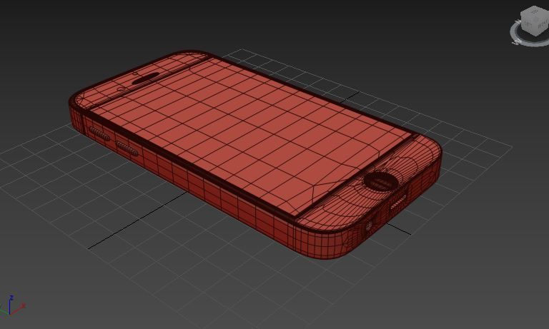 phone low poly not detailed Free 3D model_4