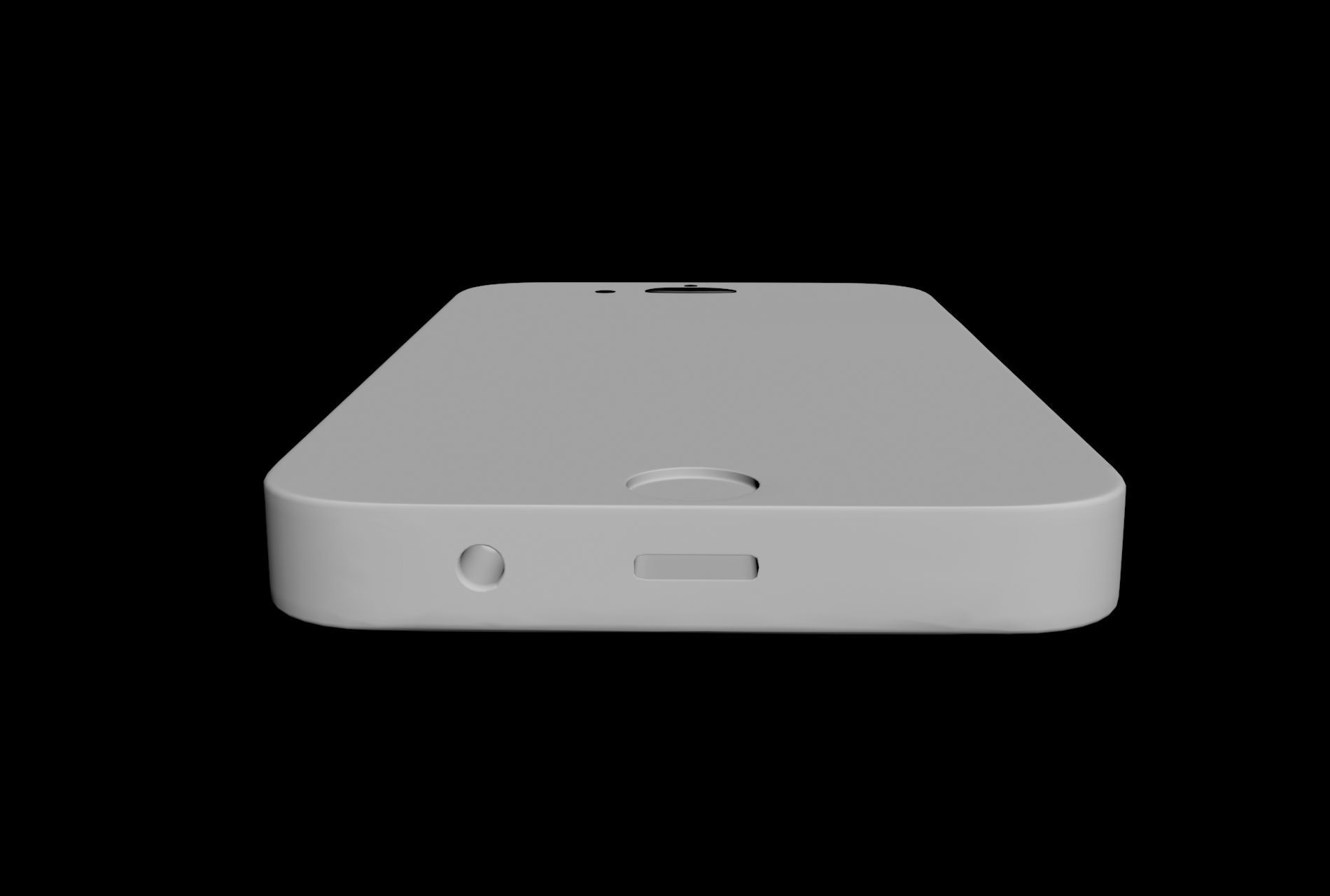 phone low poly not detailed Free 3D model_1