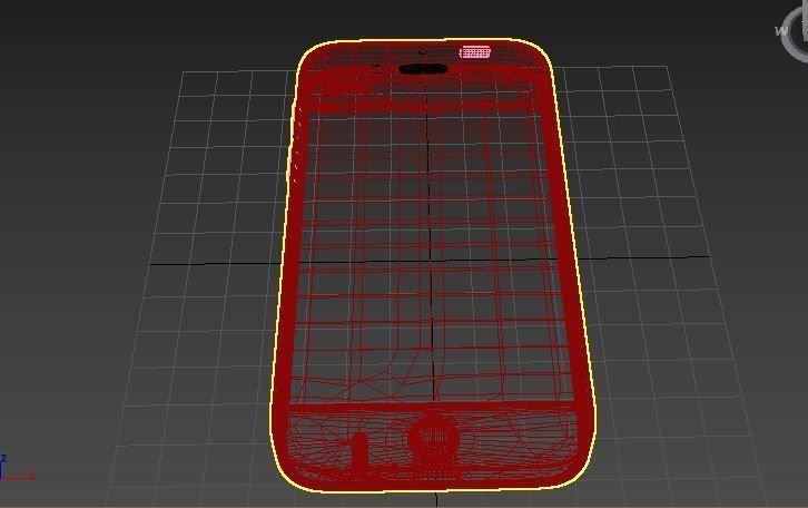 phone low poly not detailed Free 3D model_5