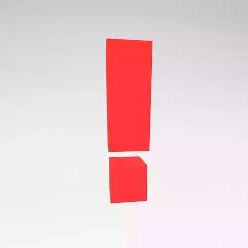 Exclamation Mark Symbol v1 001