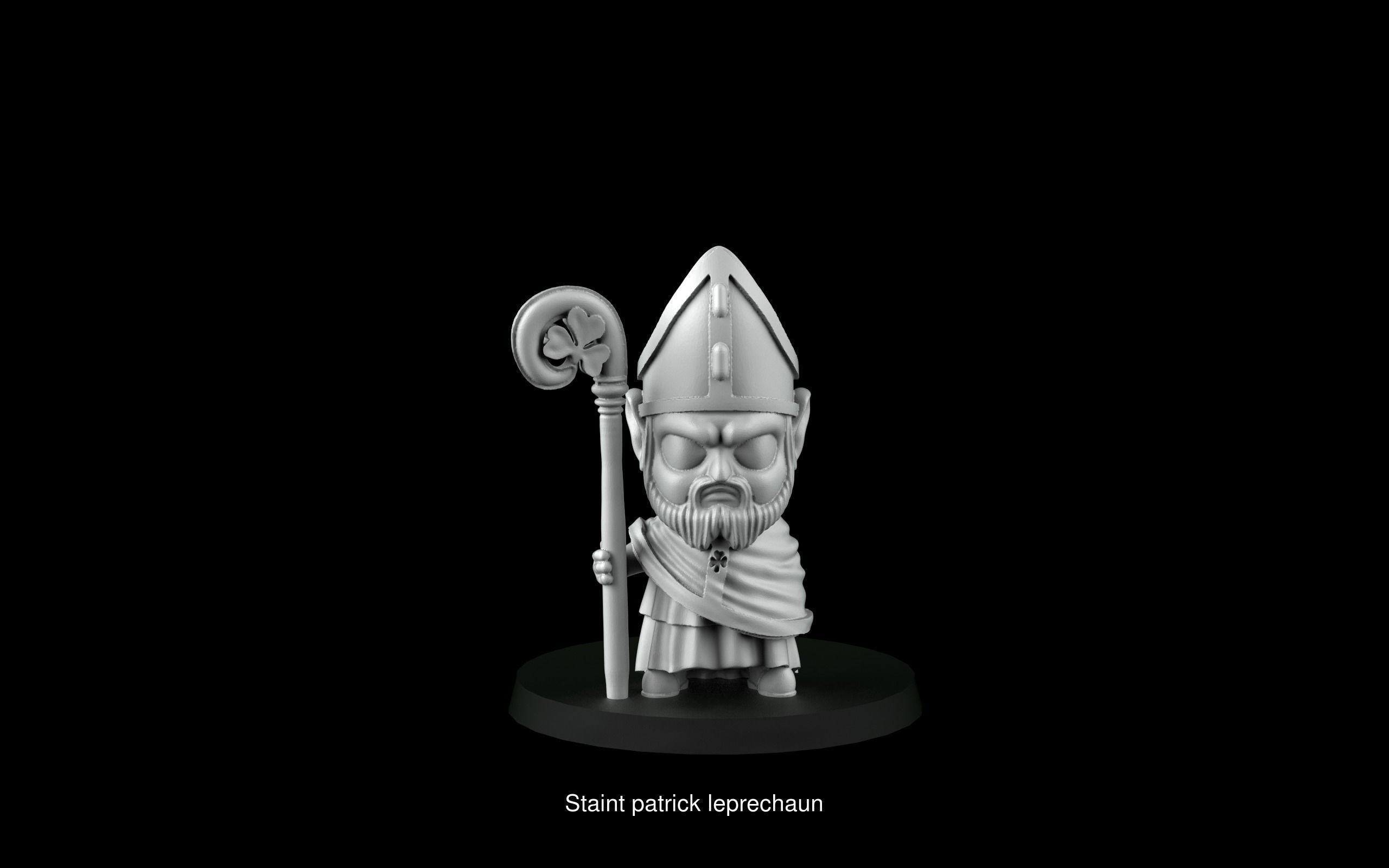 St- patrick s angry leprechaun Bundle 3D Model Collection_22