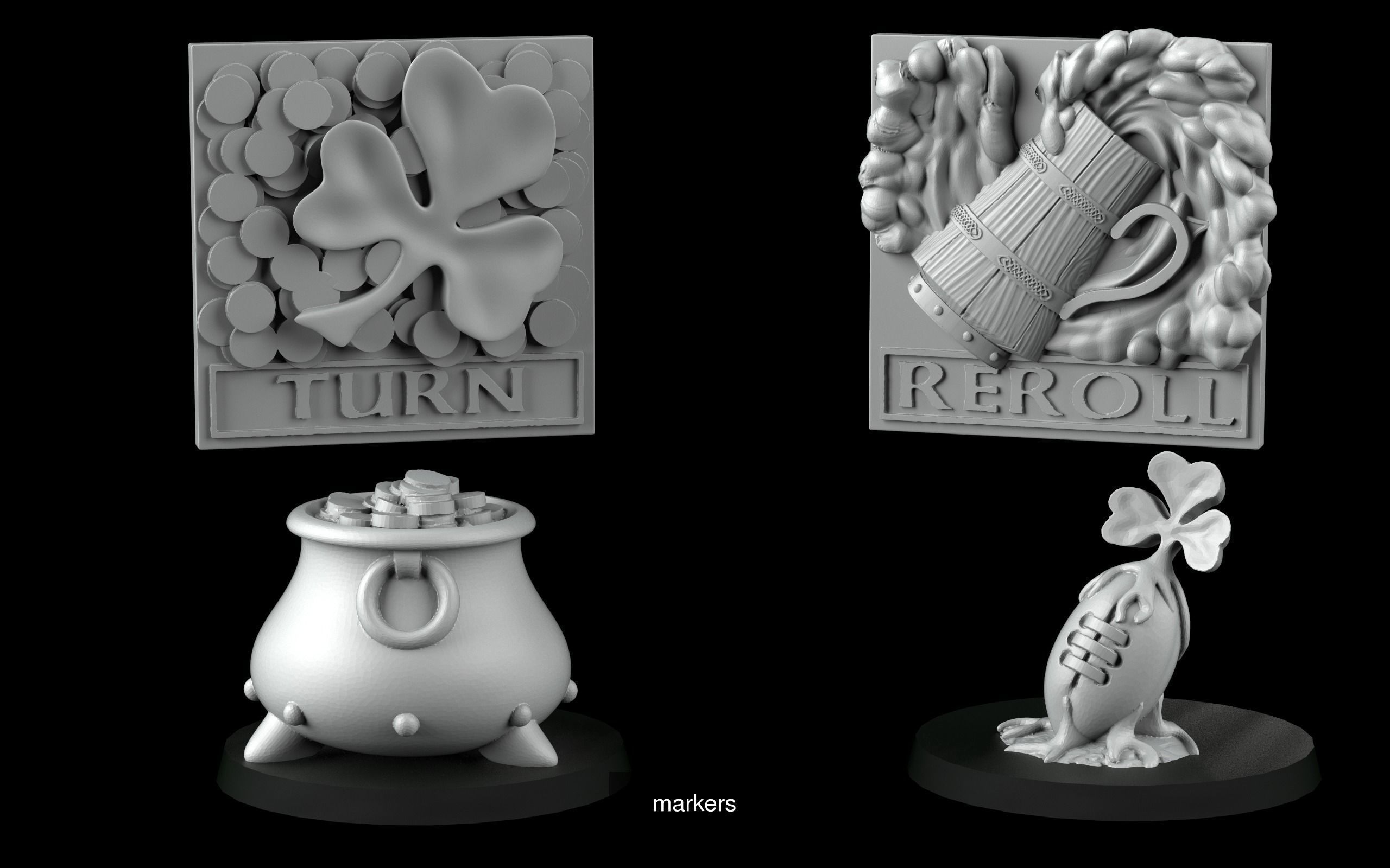 St- patrick s angry leprechaun Bundle 3D Model Collection_32