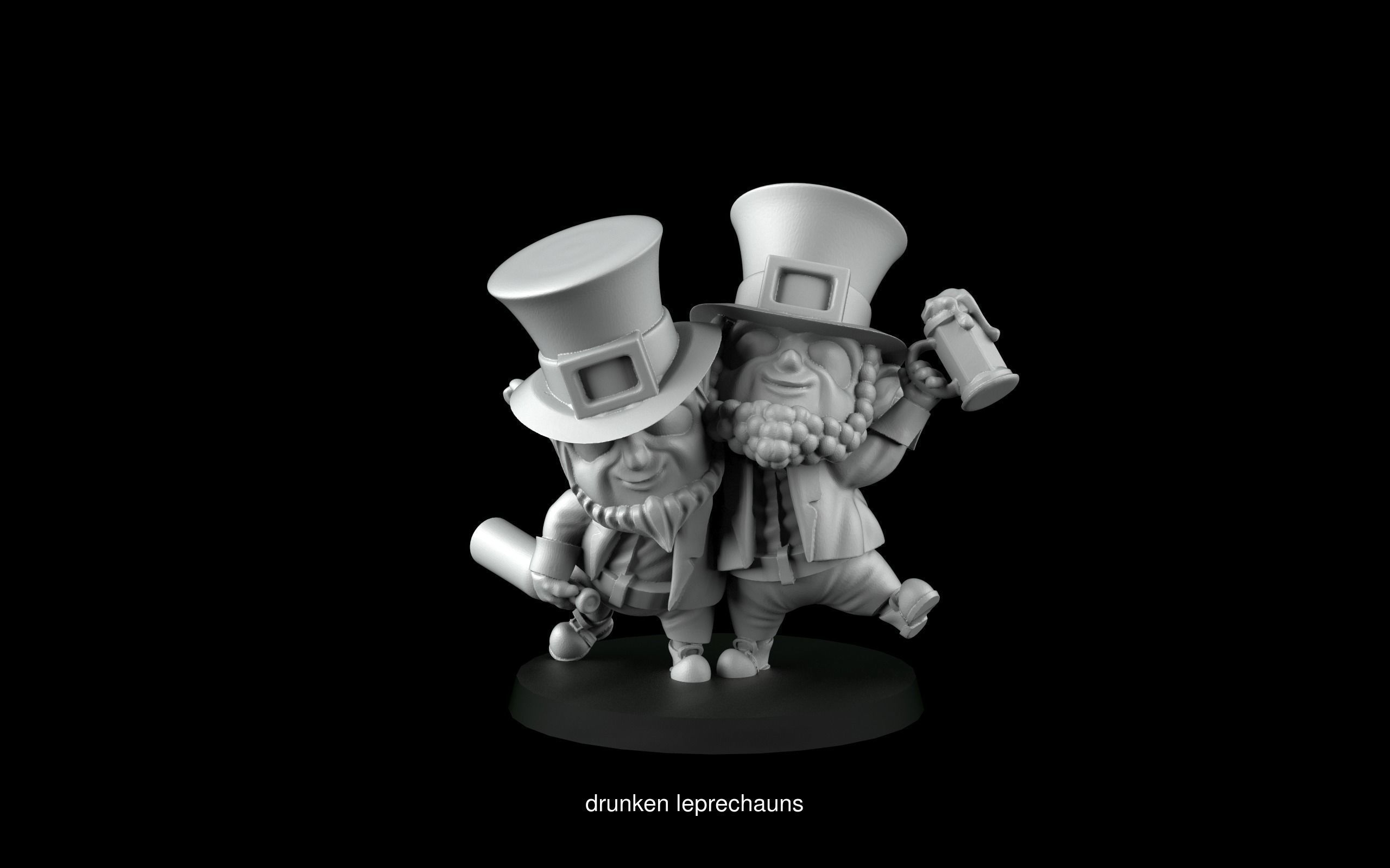 St- patrick s angry leprechaun Bundle 3D Model Collection_17