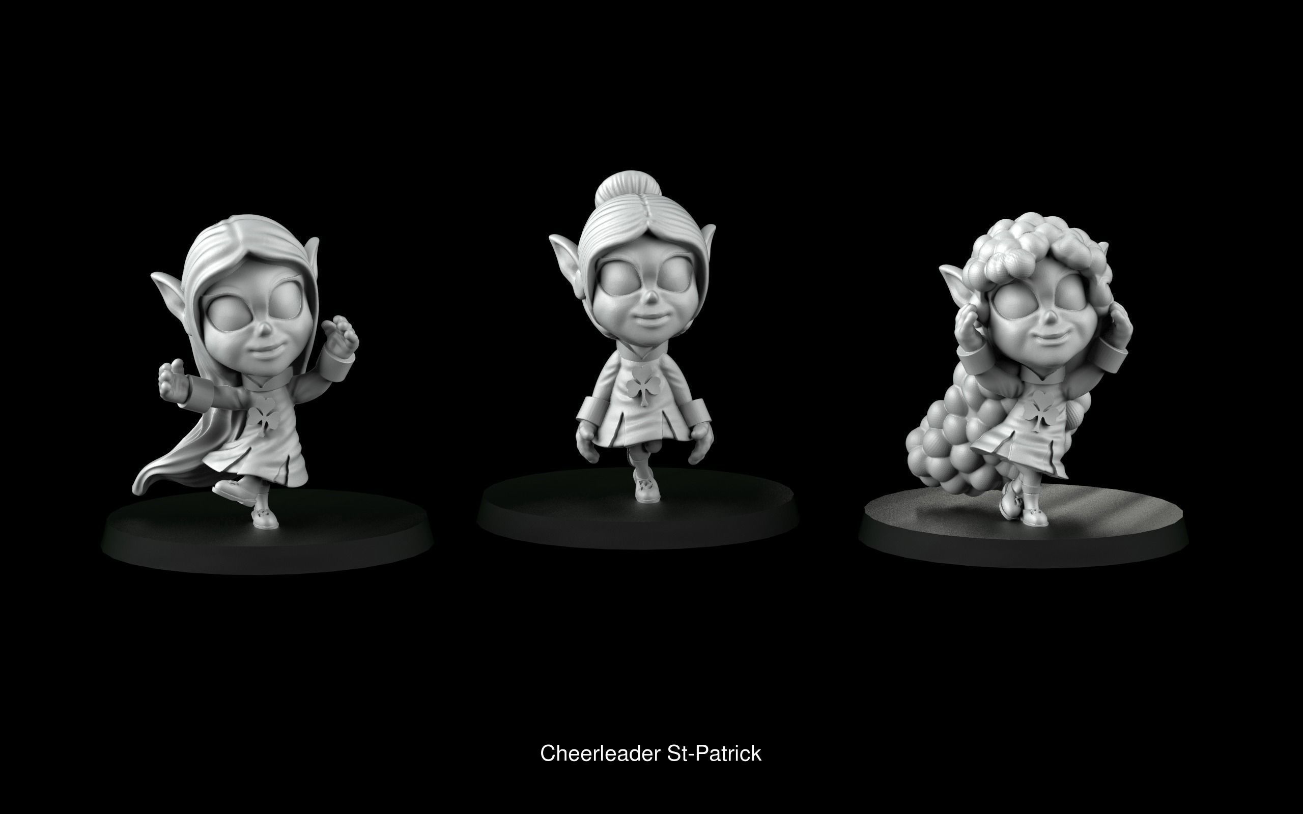 St- patrick s angry leprechaun Bundle 3D Model Collection_13