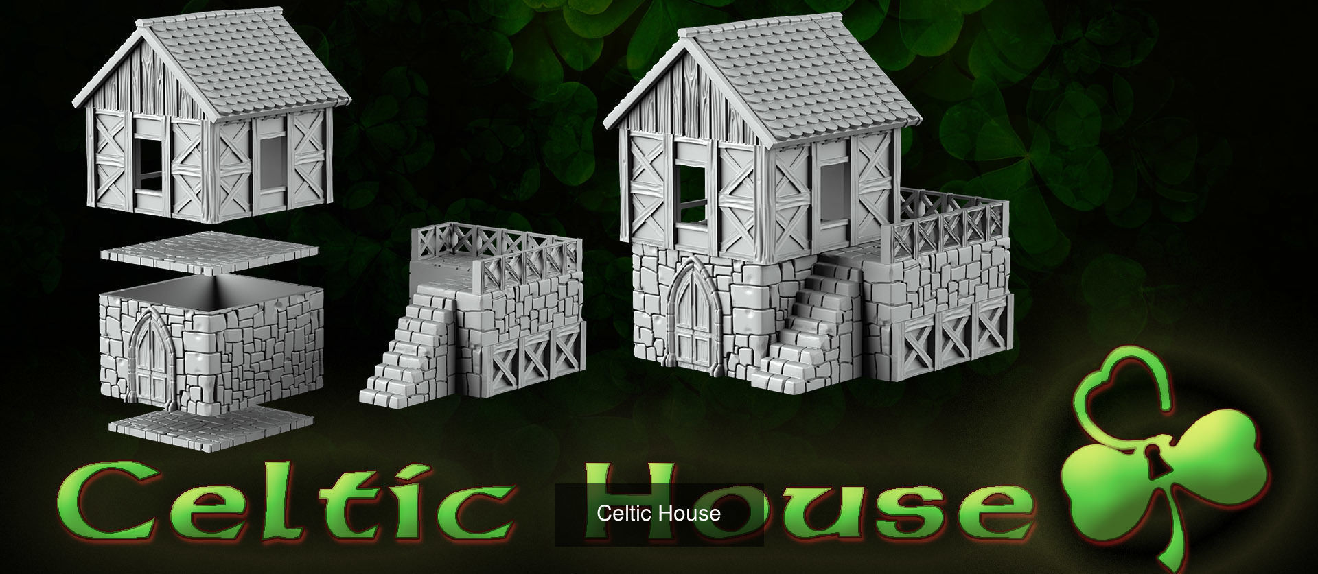 St- patrick s angry leprechaun Bundle 3D Model Collection_30