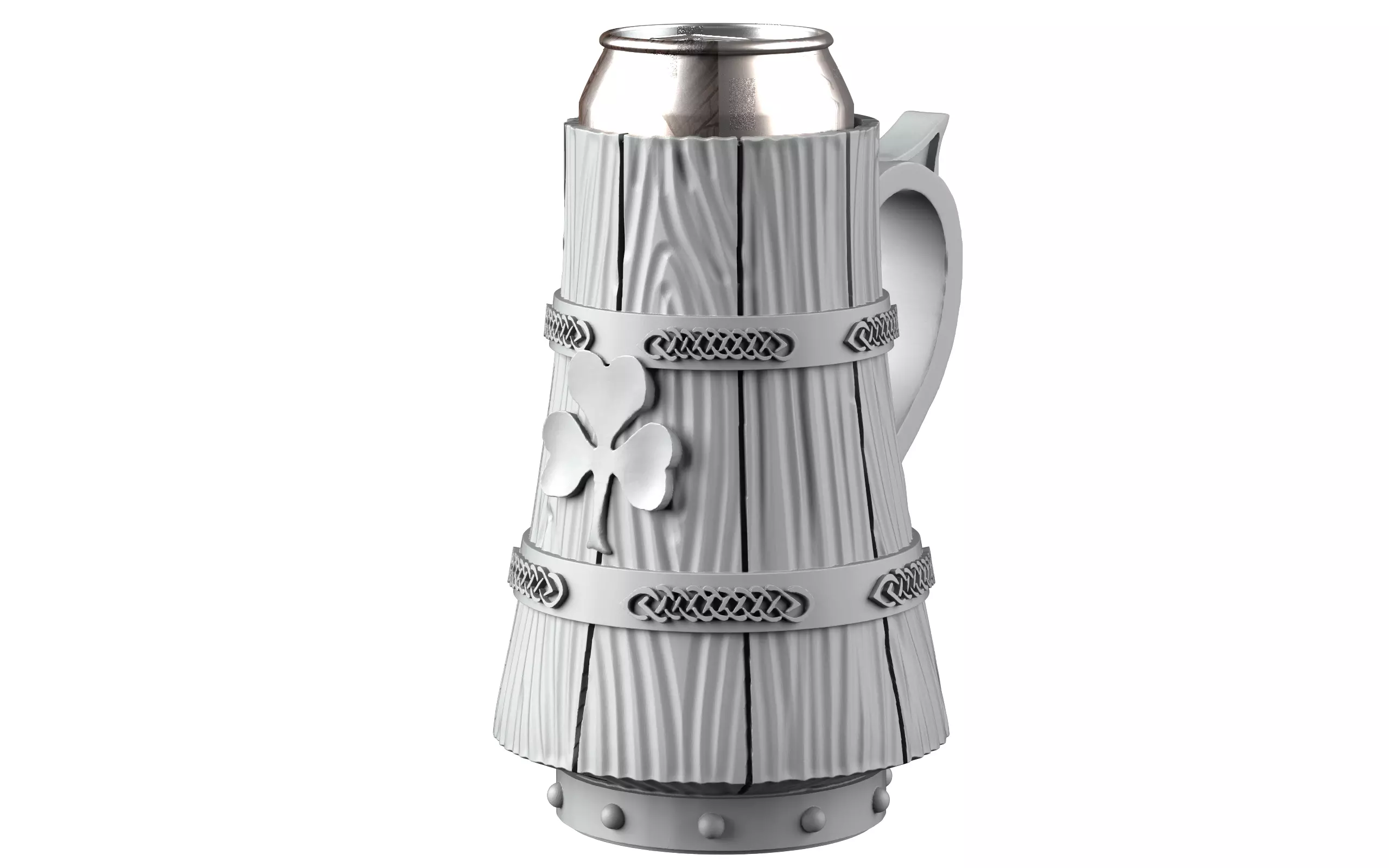 Beer mug 3D print model