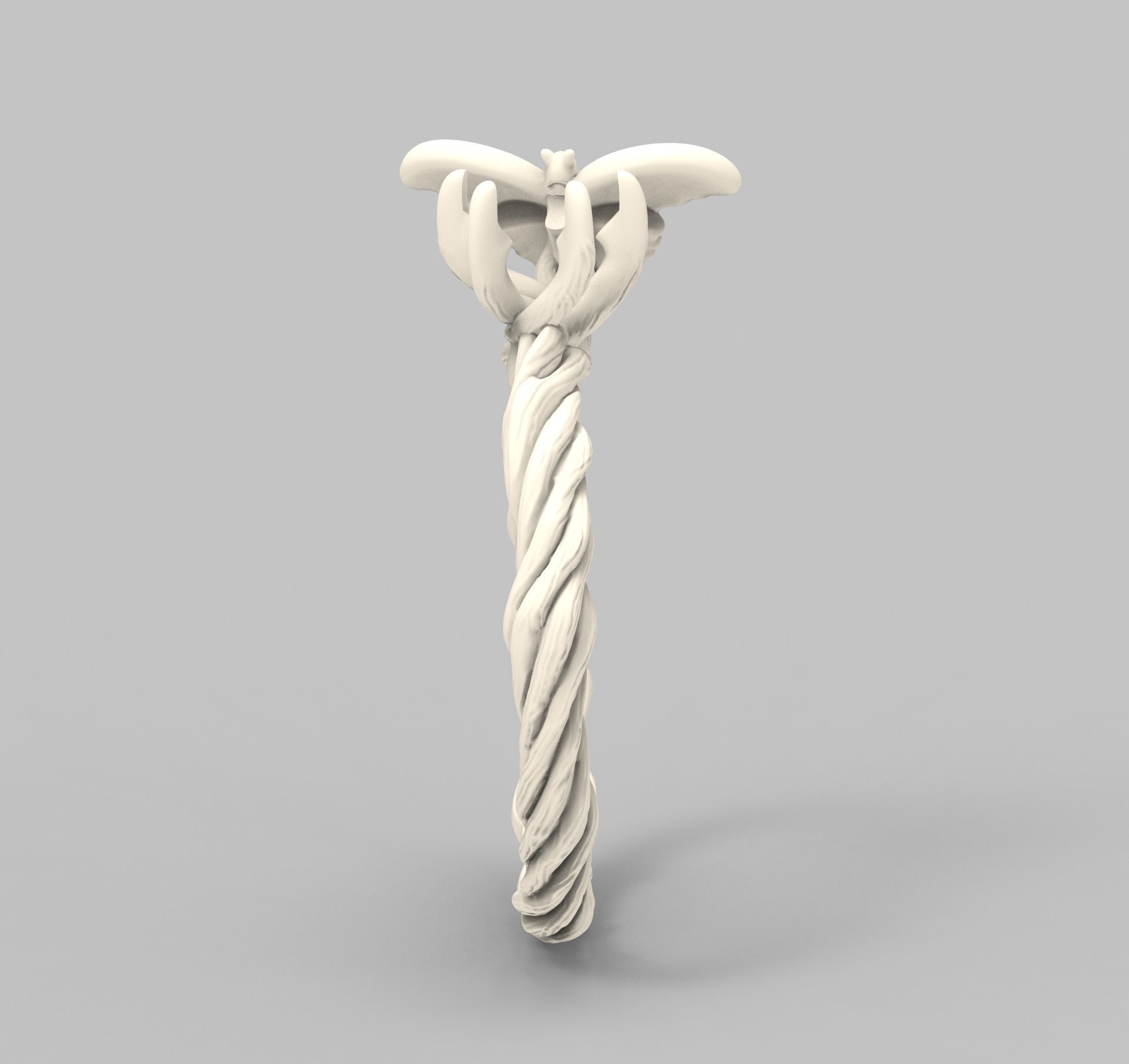 Pure Ice enamel ring 3D print model_10