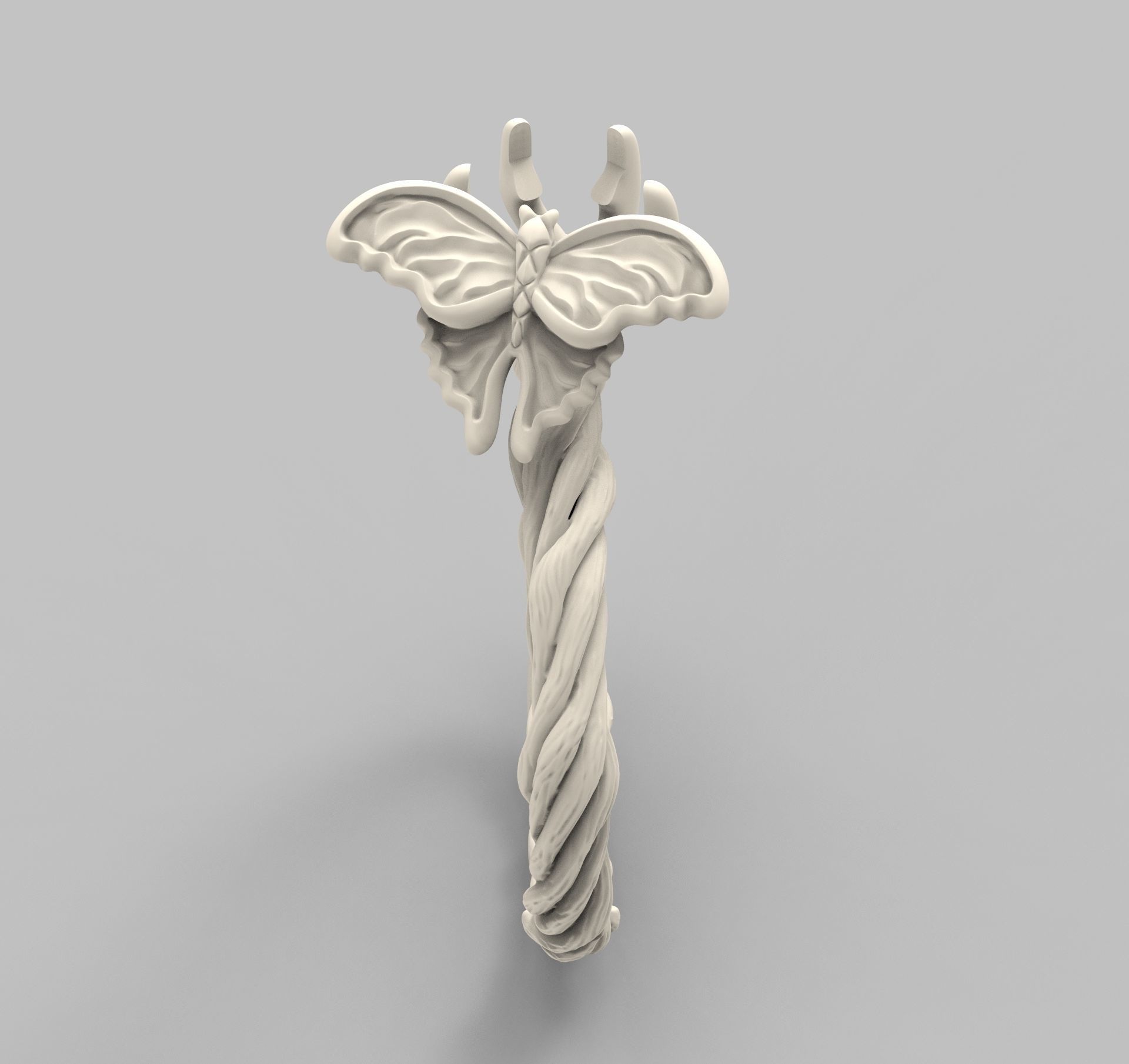 Pure Ice enamel ring 3D print model_9