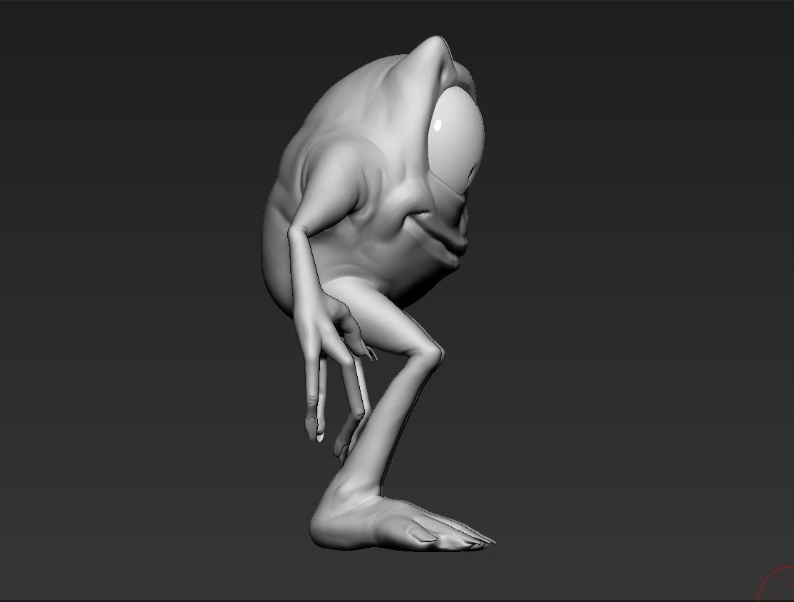 Cool Creature 3D model_3