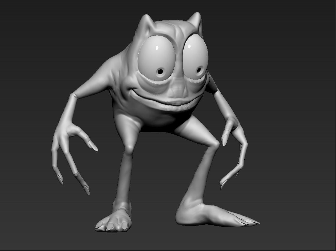 Cool Creature 3D model_5