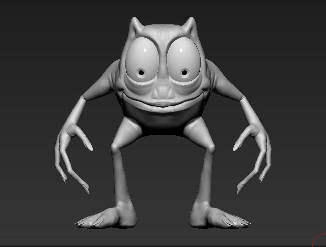 Cool Creature 3D model_1