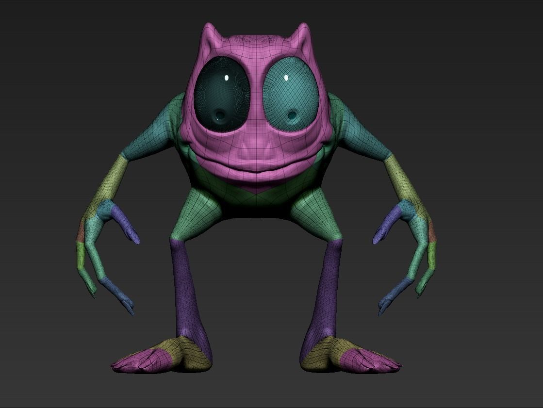 Cool Creature 3D model_6