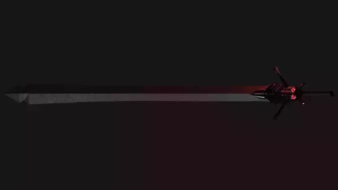 Dante Sword  Rebellion Devil May Cry Low-poly 3D model