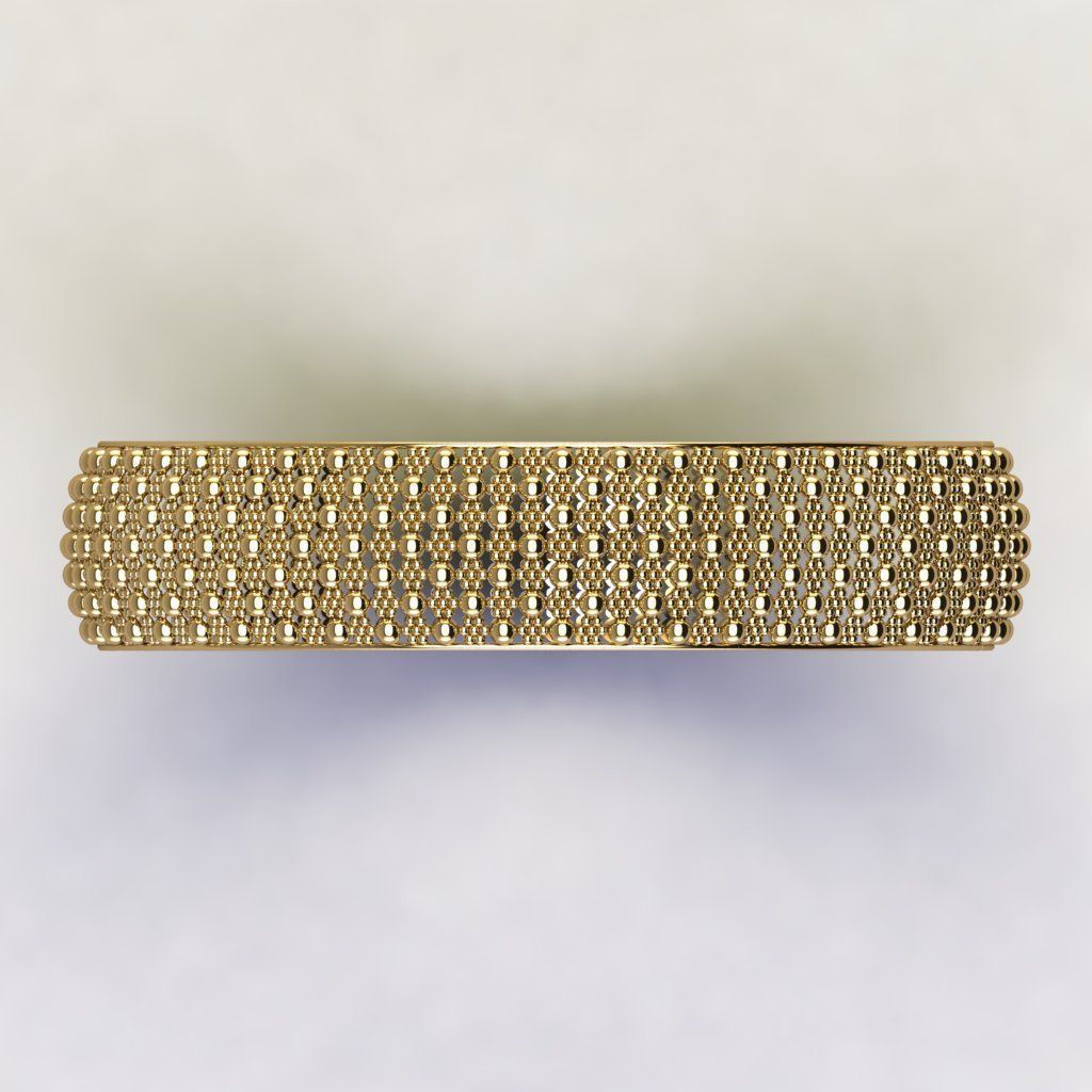 Bangle gold plated 3D print model_1