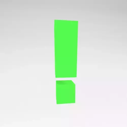 Exclamation Mark Symbol v1 002