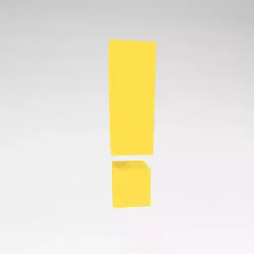 Exclamation Mark Symbol v1 003