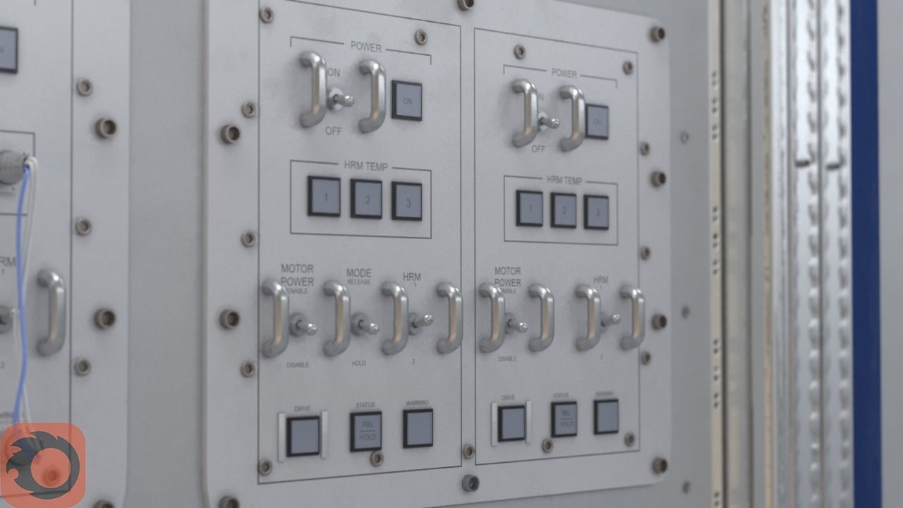 ISS Spaceship Interior 3D model_3