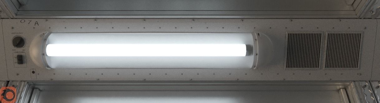 ISS Spaceship Interior 3D model_5