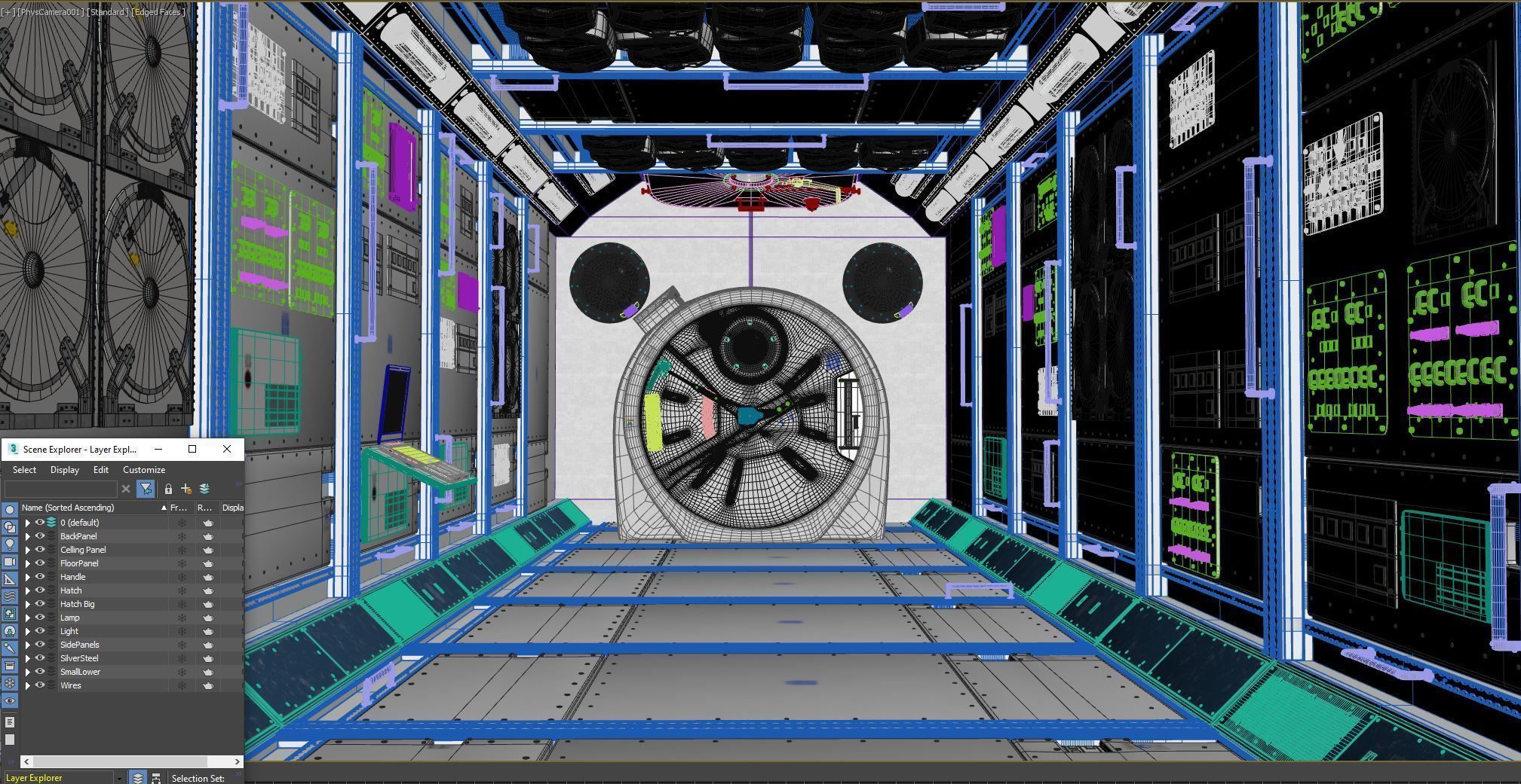 ISS Spaceship Interior 3D model_15