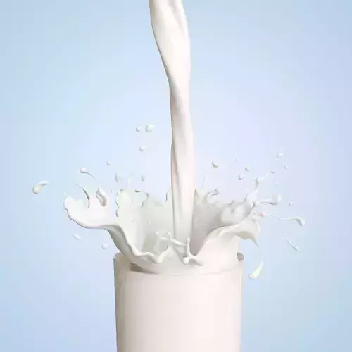 Milk splash 3d model 3D model