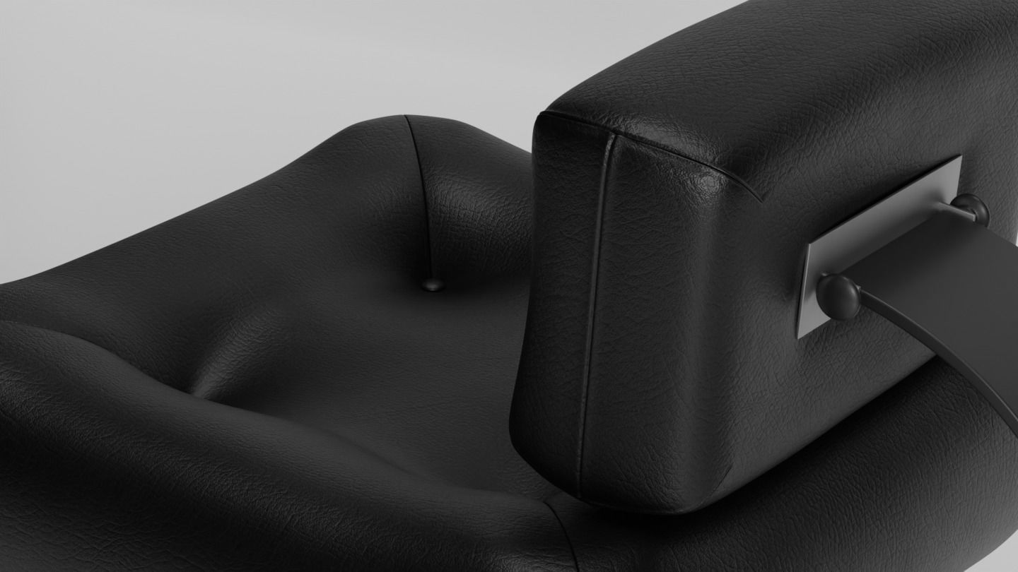 chair Alta - brazilian design 3D model_2