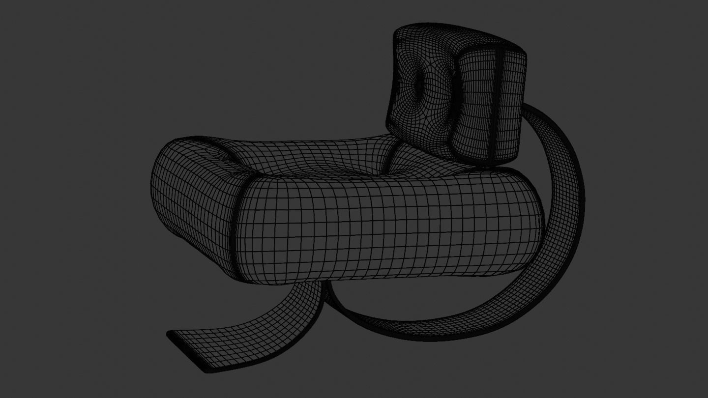 chair Alta - brazilian design 3D model_4