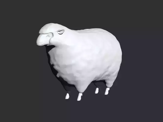 Sheep coin bank Free 3D print model
