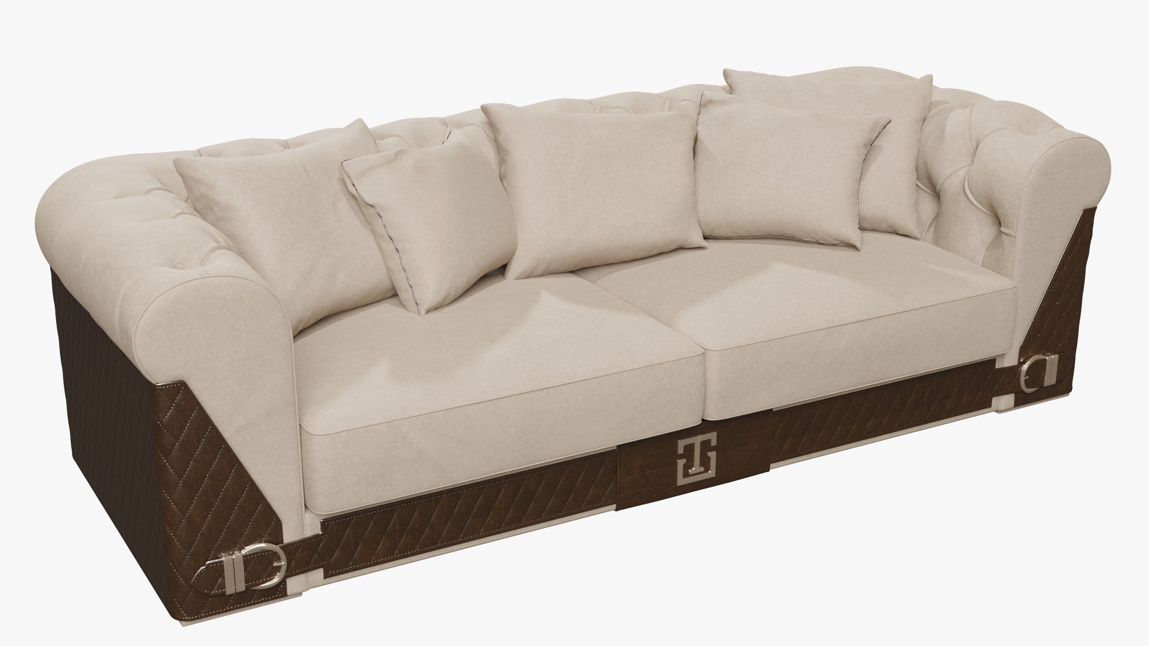 Sofa Tessarolo Antelope 3D model_3